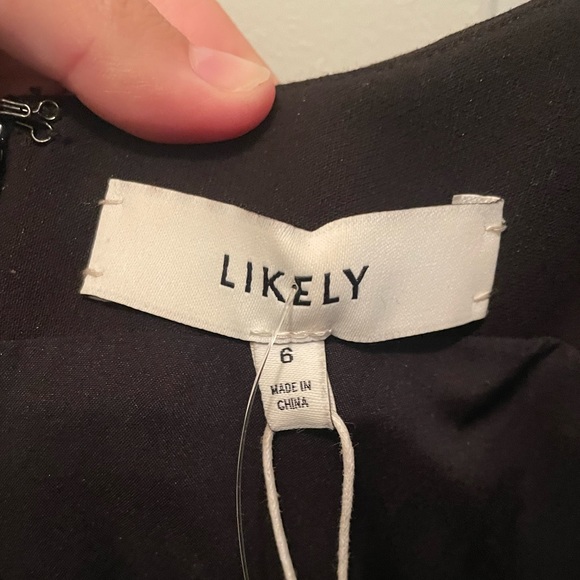 NWT Likely Prina Dress in Black - Size 6 - Picture 7 of 7
